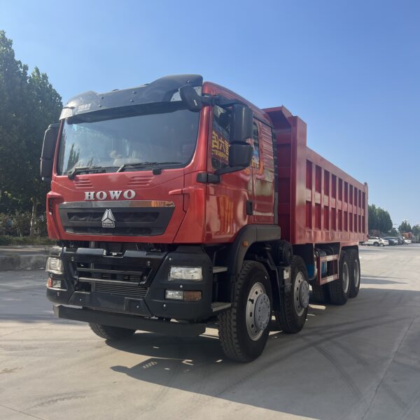 Used HOWO 8x4 Dump truck 371HP 12 wheels