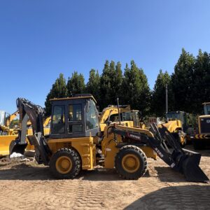 Used XCMG XT870BR Yellow Backhoe Loader 4x4 Digging Loading Machine
